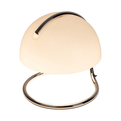 Tafellamp Burano Wit/Zwart Glas - 25 cm (E27)