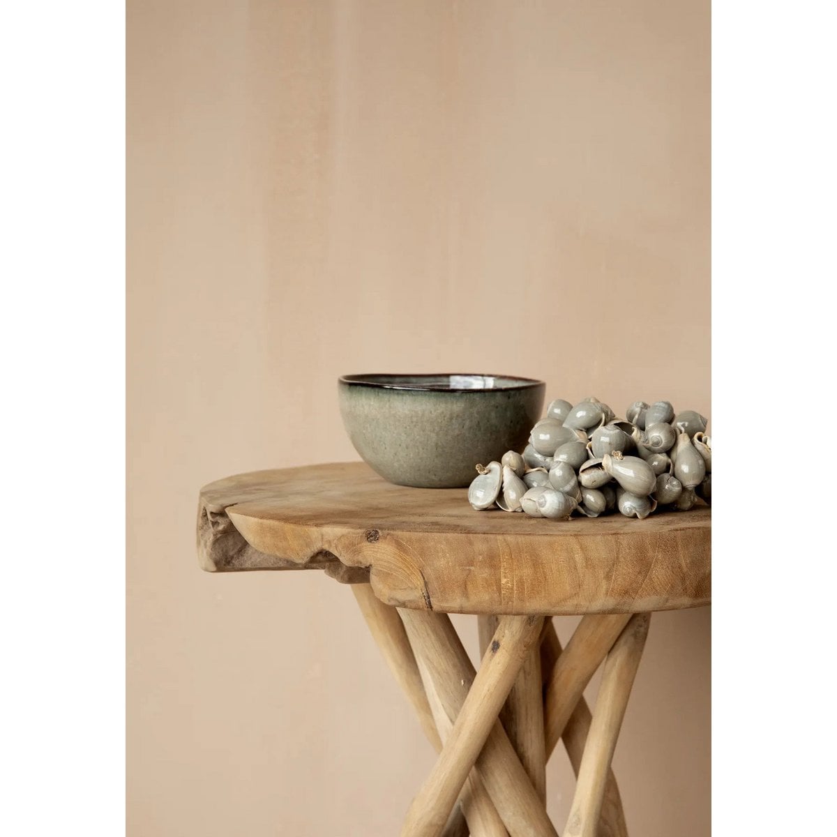 Porseleinen kom Comporta beige - M (set van 6)