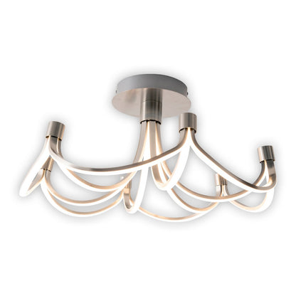 LED Plafondlamp Festival Nikkel - Ø 60 cm
