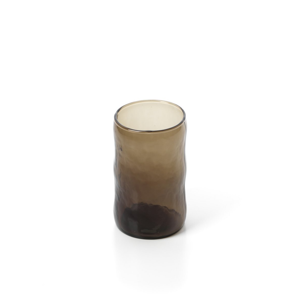 Glazen beker Dusk low tumbler houtskool - M