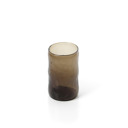 Glazen beker Dusk low tumbler houtskool - M
