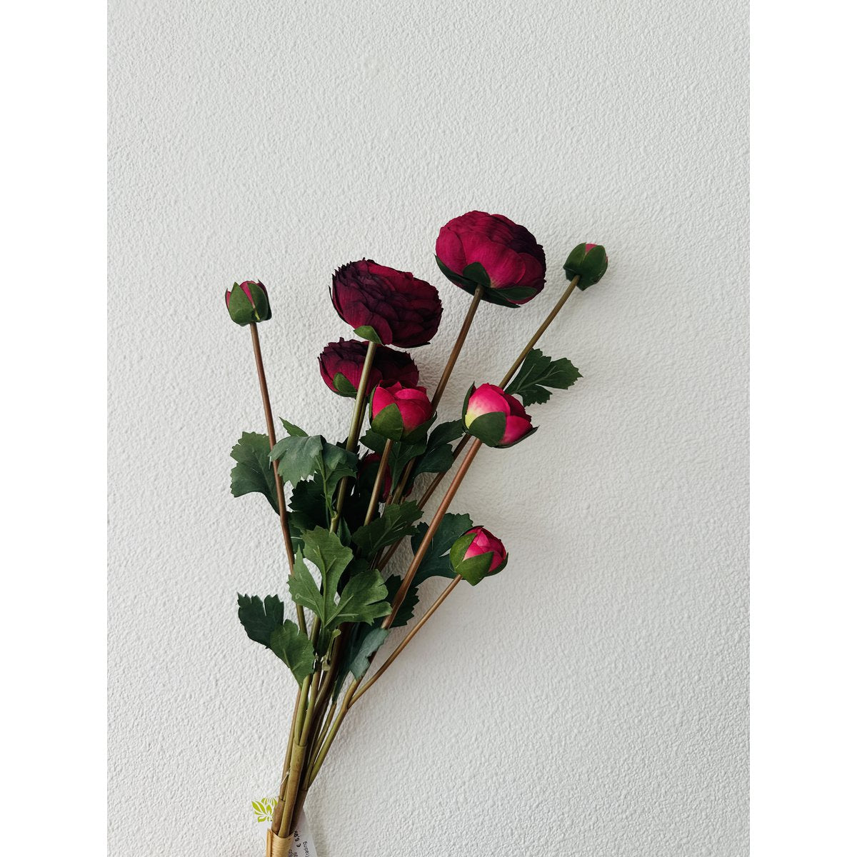 Kunstbloemen Ranonkel roze - 55 cm