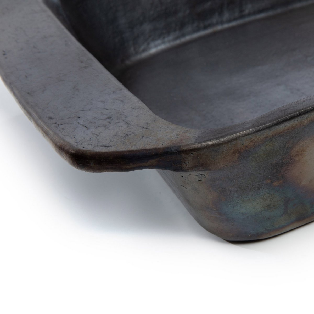 Terracotta ovenschaal The burned oven tray zwart