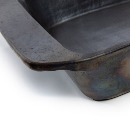 Terracotta ovenschaal The burned oven tray zwart