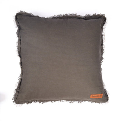 Kussenhoes Smoky vibe grijs - 50 cm
