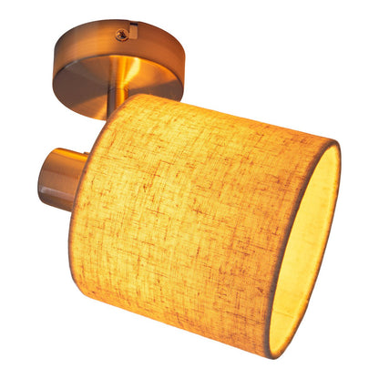 Spot Maron 1-Lichts Satijn/Naturel (E14)