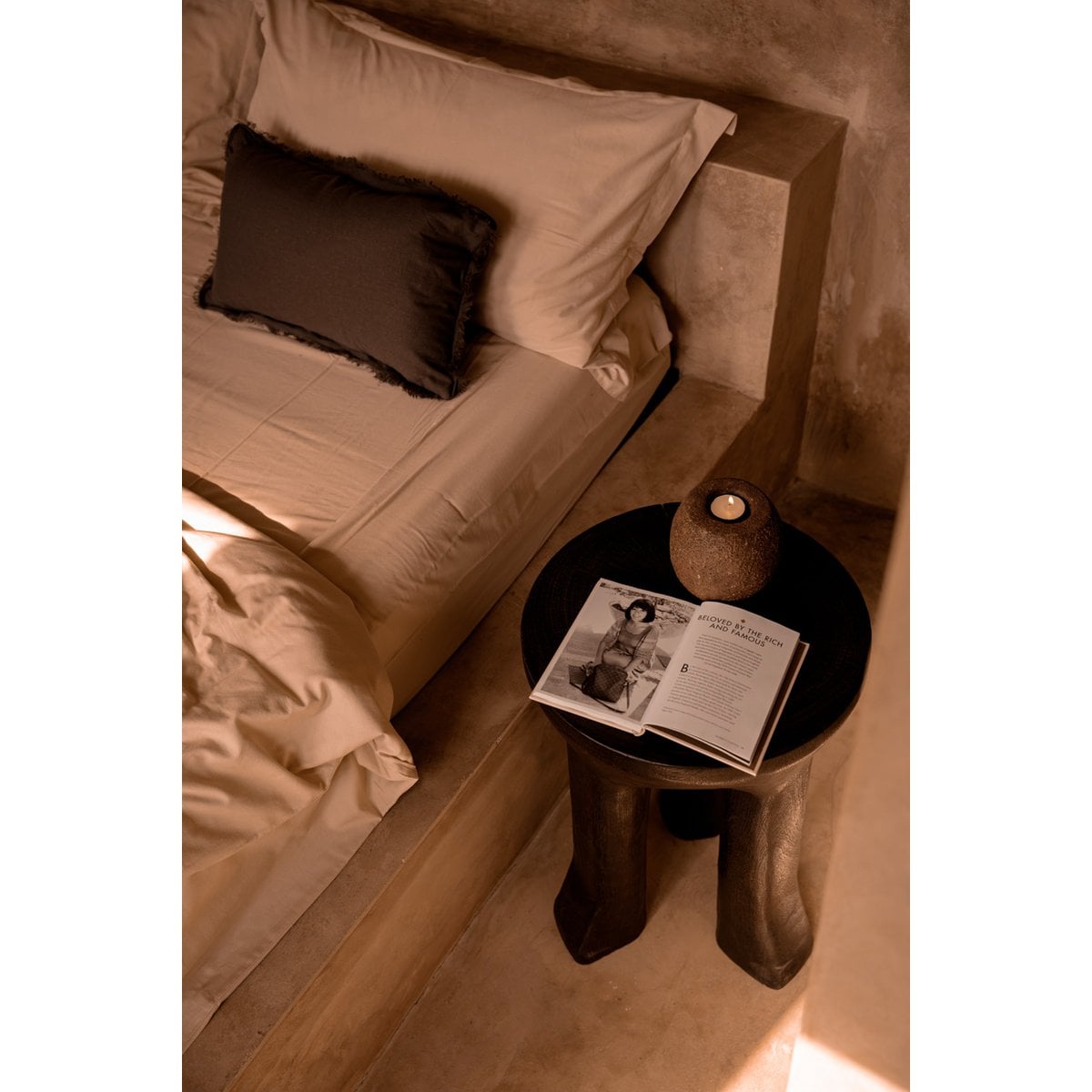 Kussenhoes Smoky vibe grijs - 30x50 cm