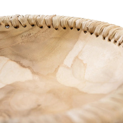 Teakhouten kom Like me naturel - 30 cm