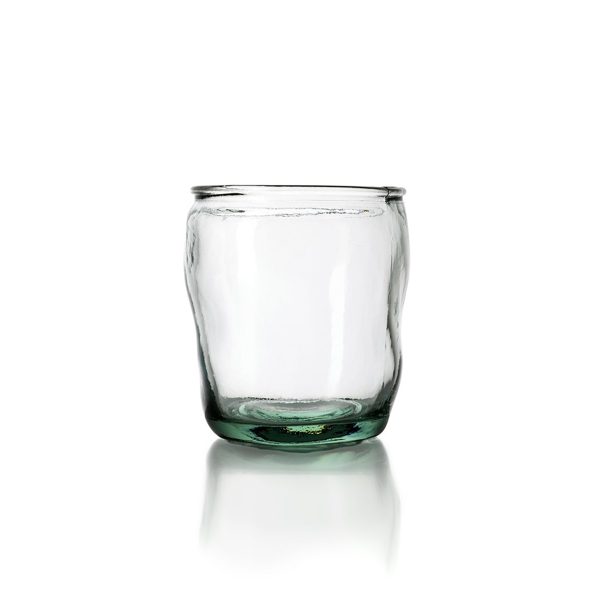 Transparant glas Yang blauw