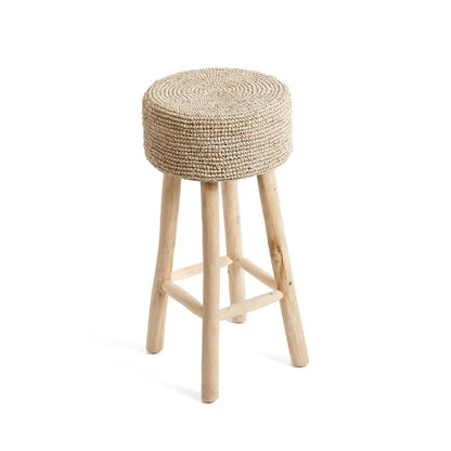 Raffia barkruk naturel