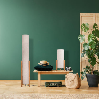 Tafellamp Matilda Hout/Textiel - 52 cm (E27)