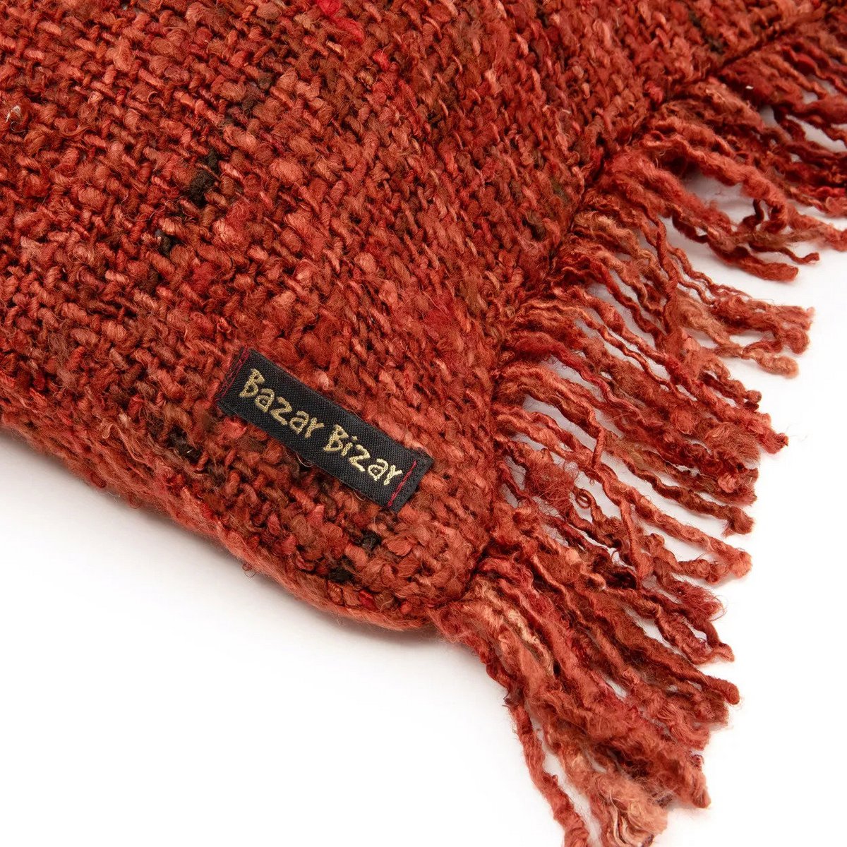 Katoenen kussenhoes Oh my gee kersenrood - 35x100 cm
