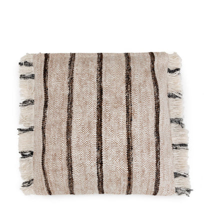 Katoenen kussenhoes Oh my gee boheems wit - 60 cm