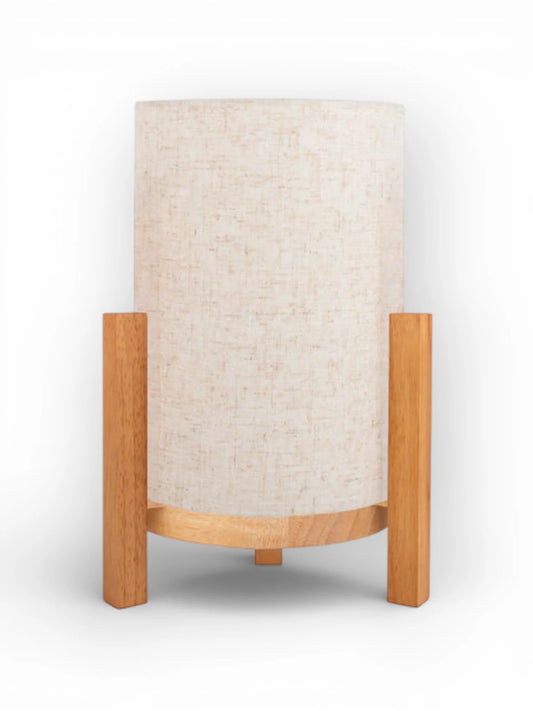 Acculamp Matilda Wit/Naturel Touch - 32 cm (Dimbaar)