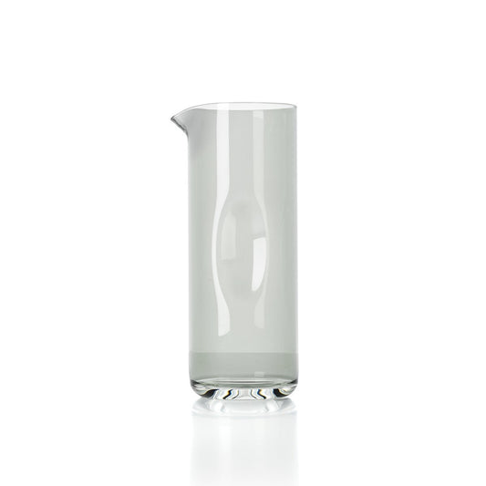 Glazen karaf Grip-werper rokerig grijs