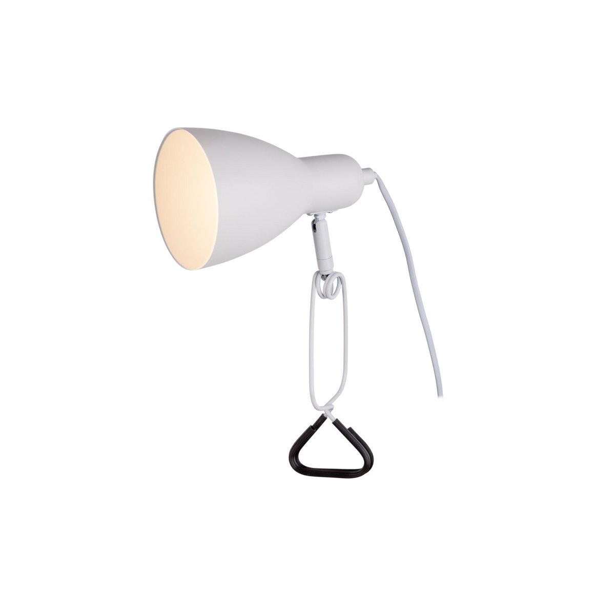 Klemlamp Mara Mat Wit - 28 cm (E14)