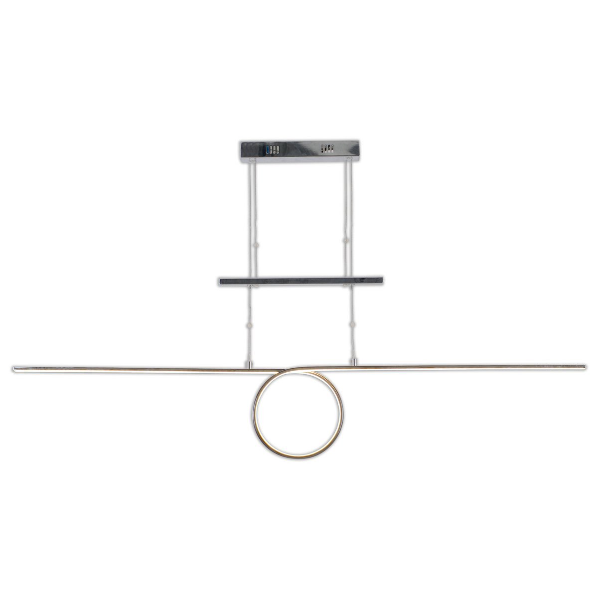 Led in ruil daarvoor hanglamp "looplijn" 130 cm lang, met geïntegreerde LED, gemaakt van metaal en plastic - OutHome