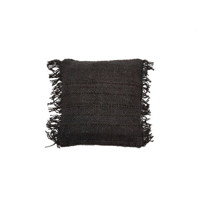 Katoenen kussenhoes Oh my gee zwart marine - 40 cm