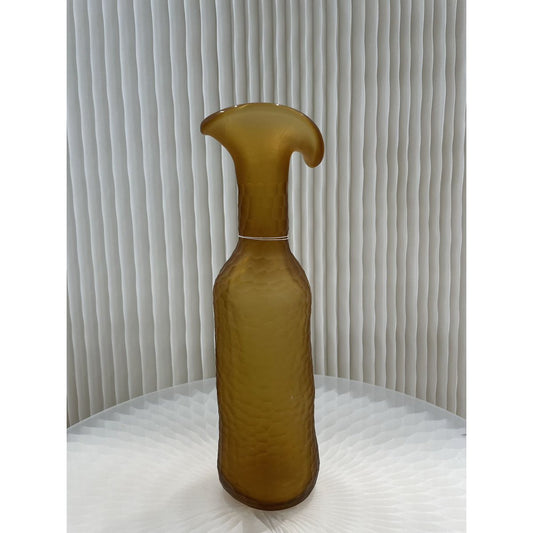 Glazen vaas Vintage amber - 36 cm
