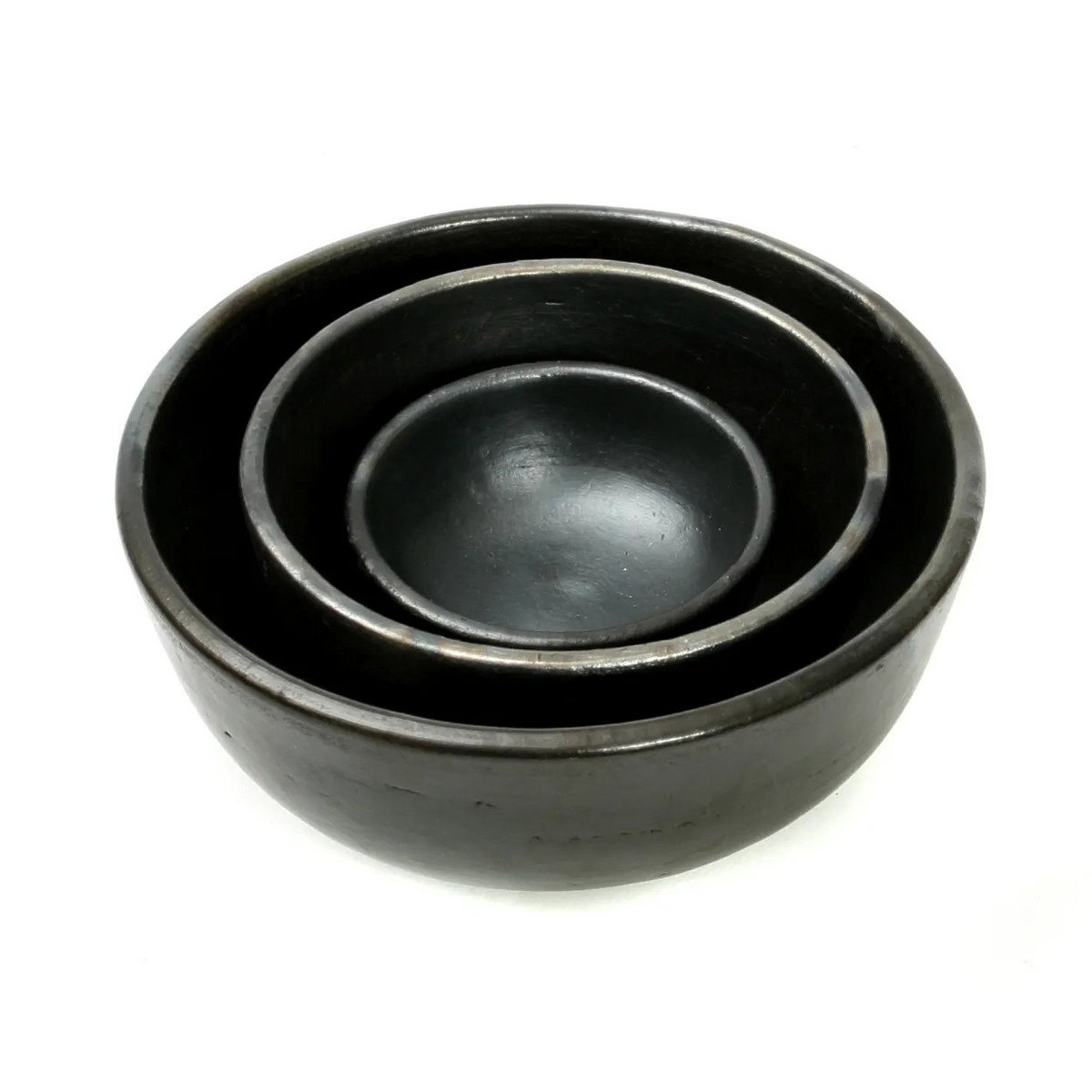 Terracotta schaaltje The burned bowl zwart - S