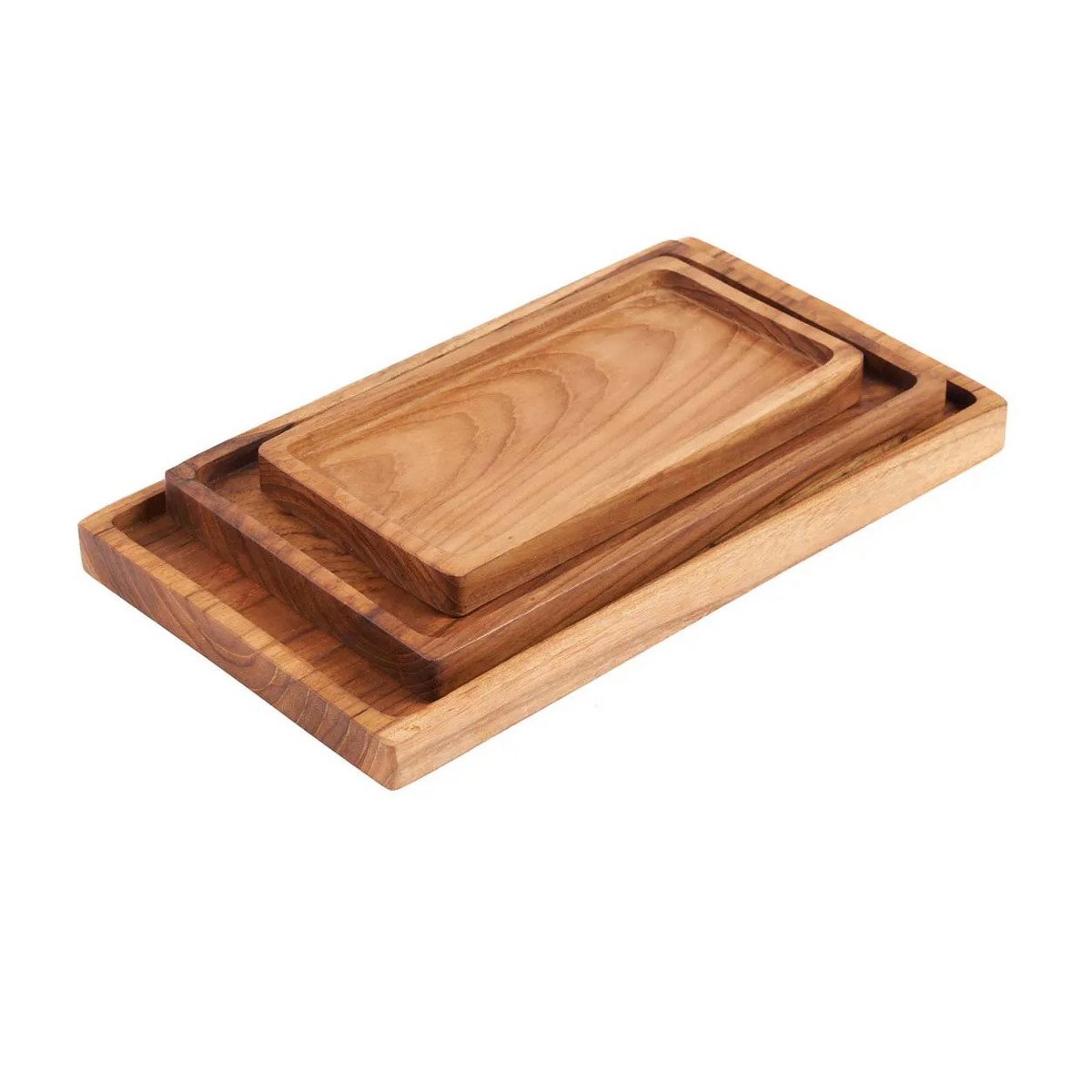 Houten dienblad Gormandize naturel - 40 cm