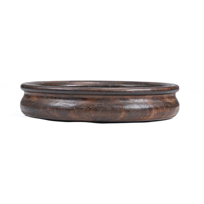 Mangohout kom Banyan donker walnoot