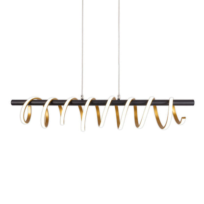 LED Hanglamp Belleza Zwart/Goud - 100 cm