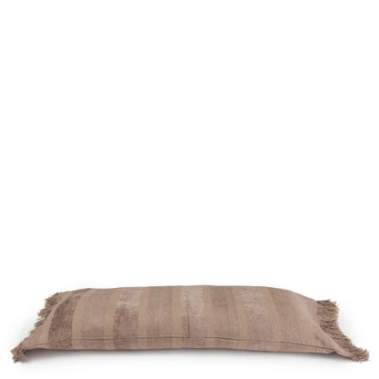 Betonfluweel kussenhoes grijs - 35x100 cm