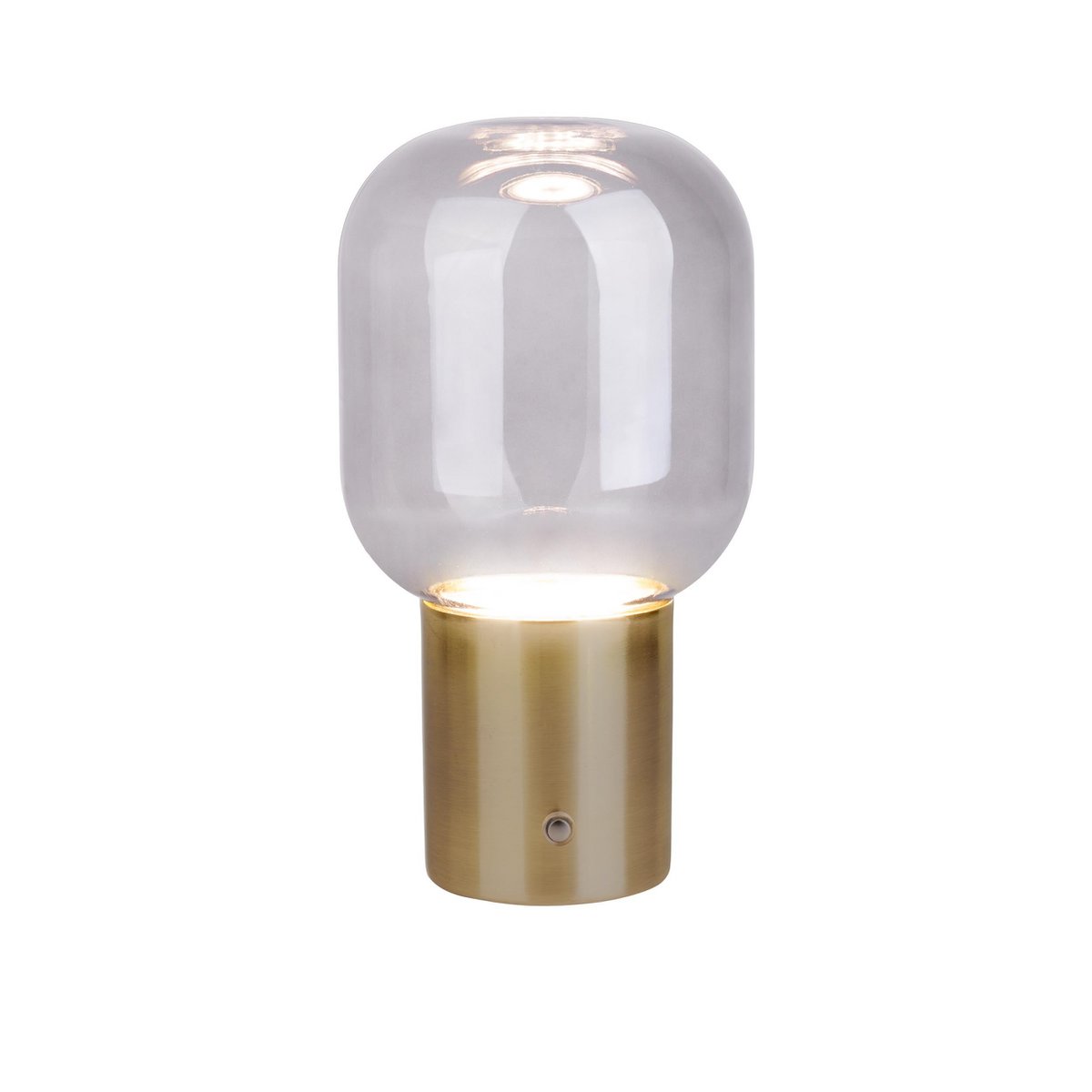 Snoerloze Tafellamp Albero Messing/Glas - 25 cm (Touch)
