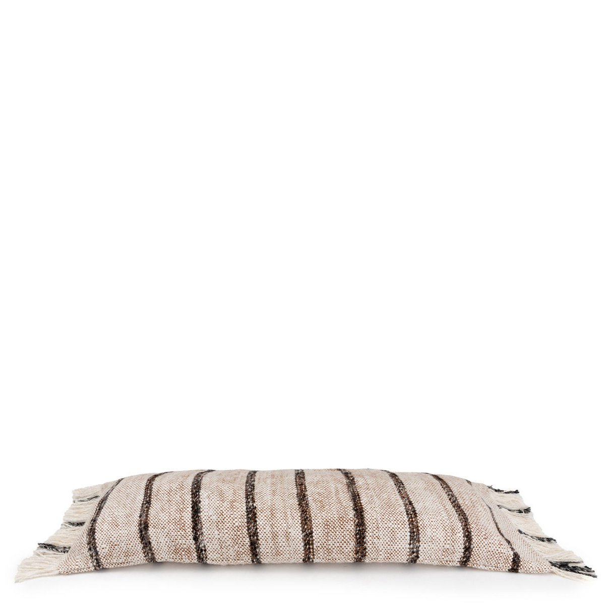 Katoenen kussenhoes Boheems wit - 35x100