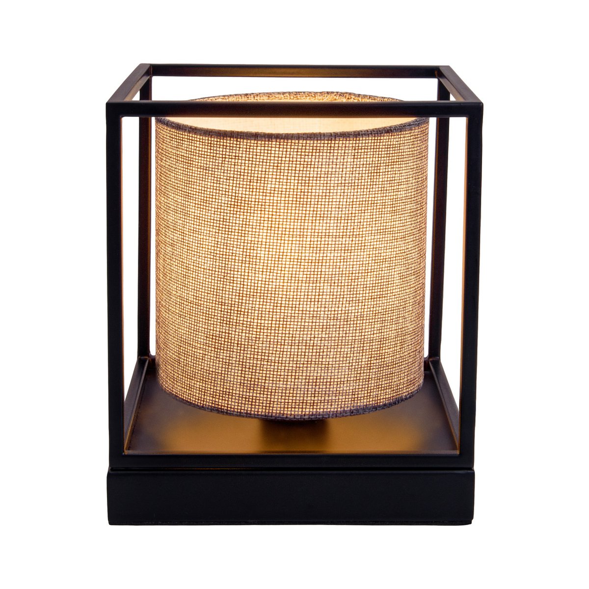 Tafellamp Beta Grijs Metaal/Textiel (E14)