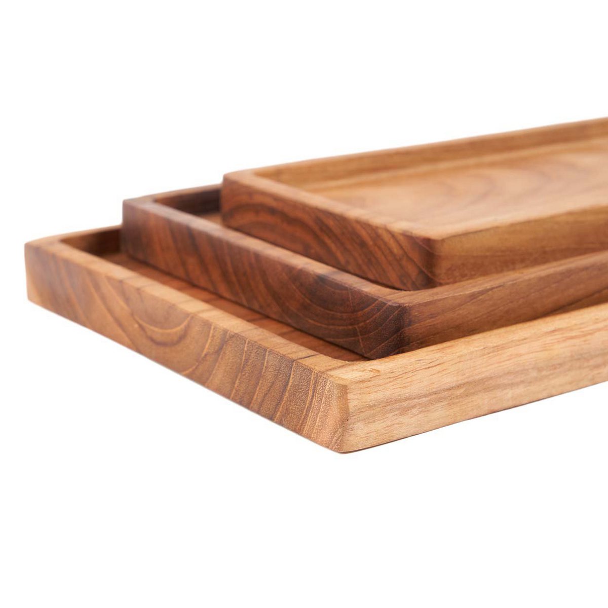 Houten dienblad Gormandize naturel - S