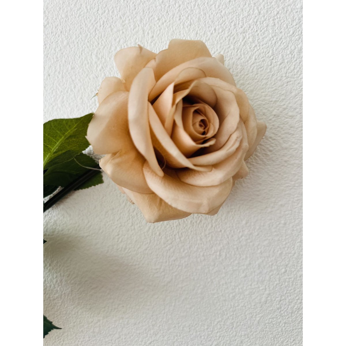 Kunstbloemen Hand touch champagne - 72 cm (Set van 2)