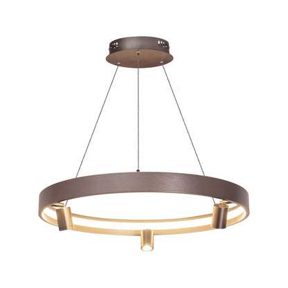 LED Hanglamp Tristan Staal - Ø 58 cm