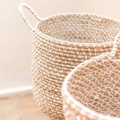 Wasmand Guunng Bananenvezel Macramé