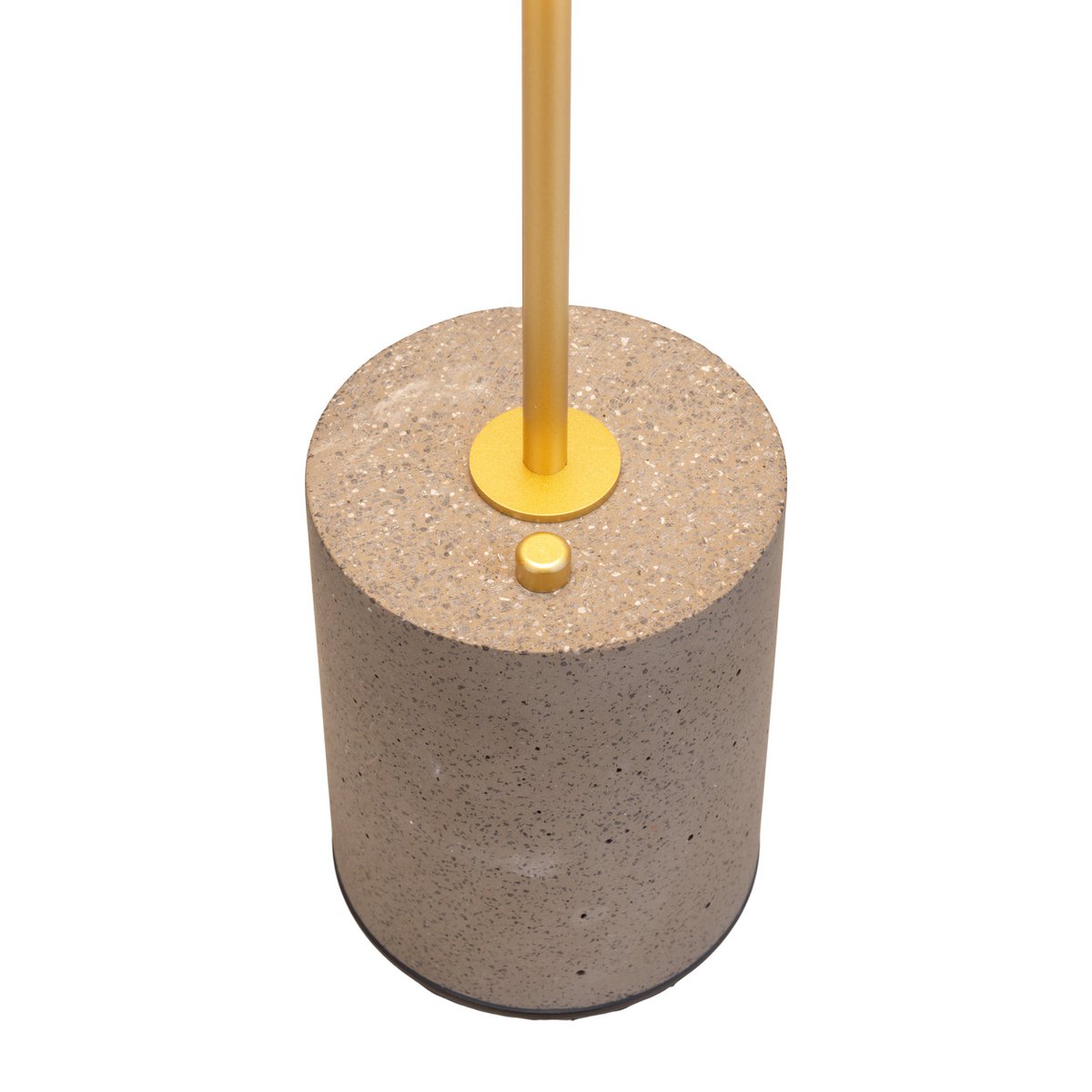 Acculamp Seta Grijs Metaal/Beton - 30 cm