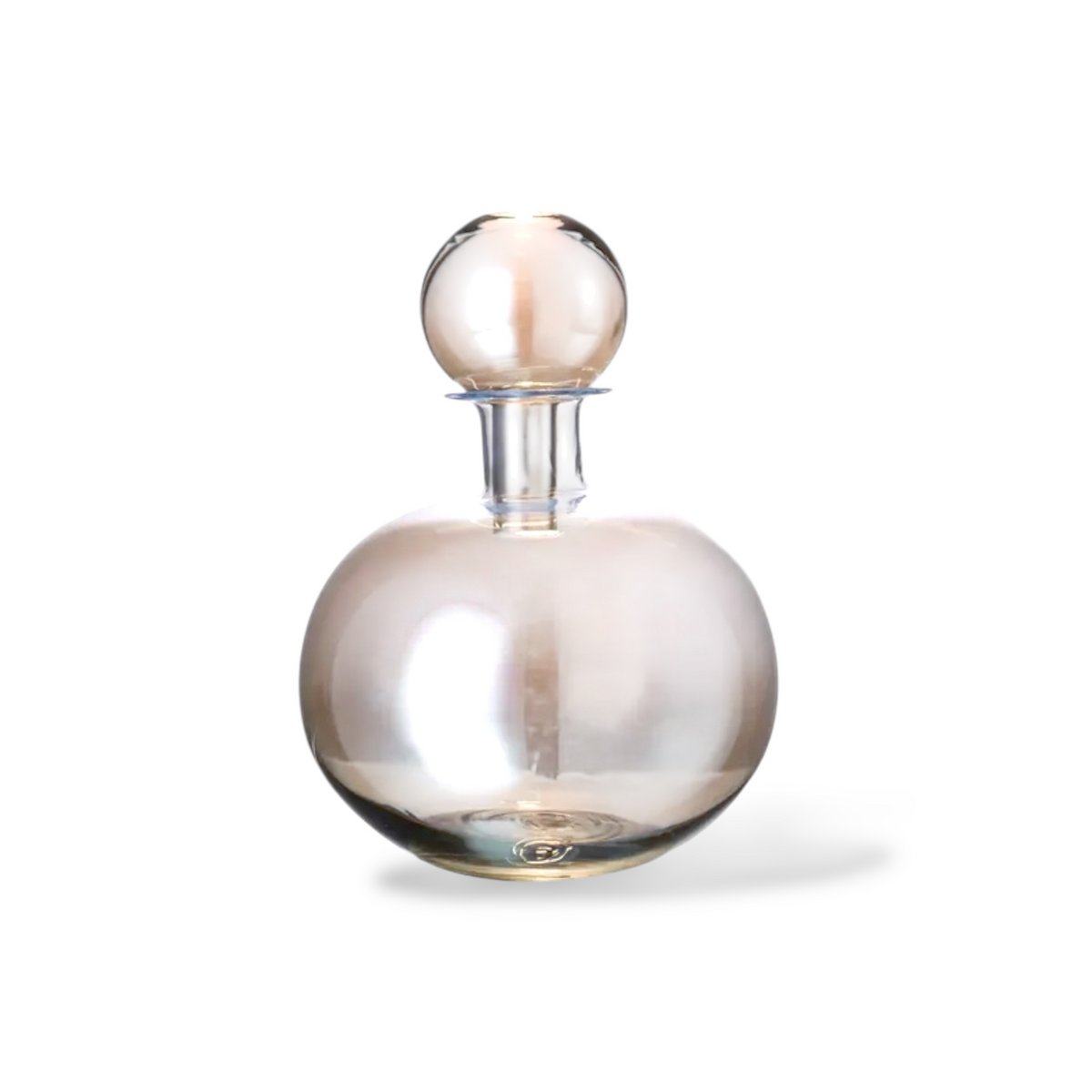 Glazen fles amberkleurig (Set van 3)