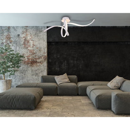 LED Plafondlamp Odrive Wit - 120 cm