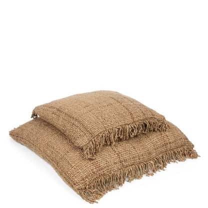 Katoenen kussenhoes bruin - 60 cm