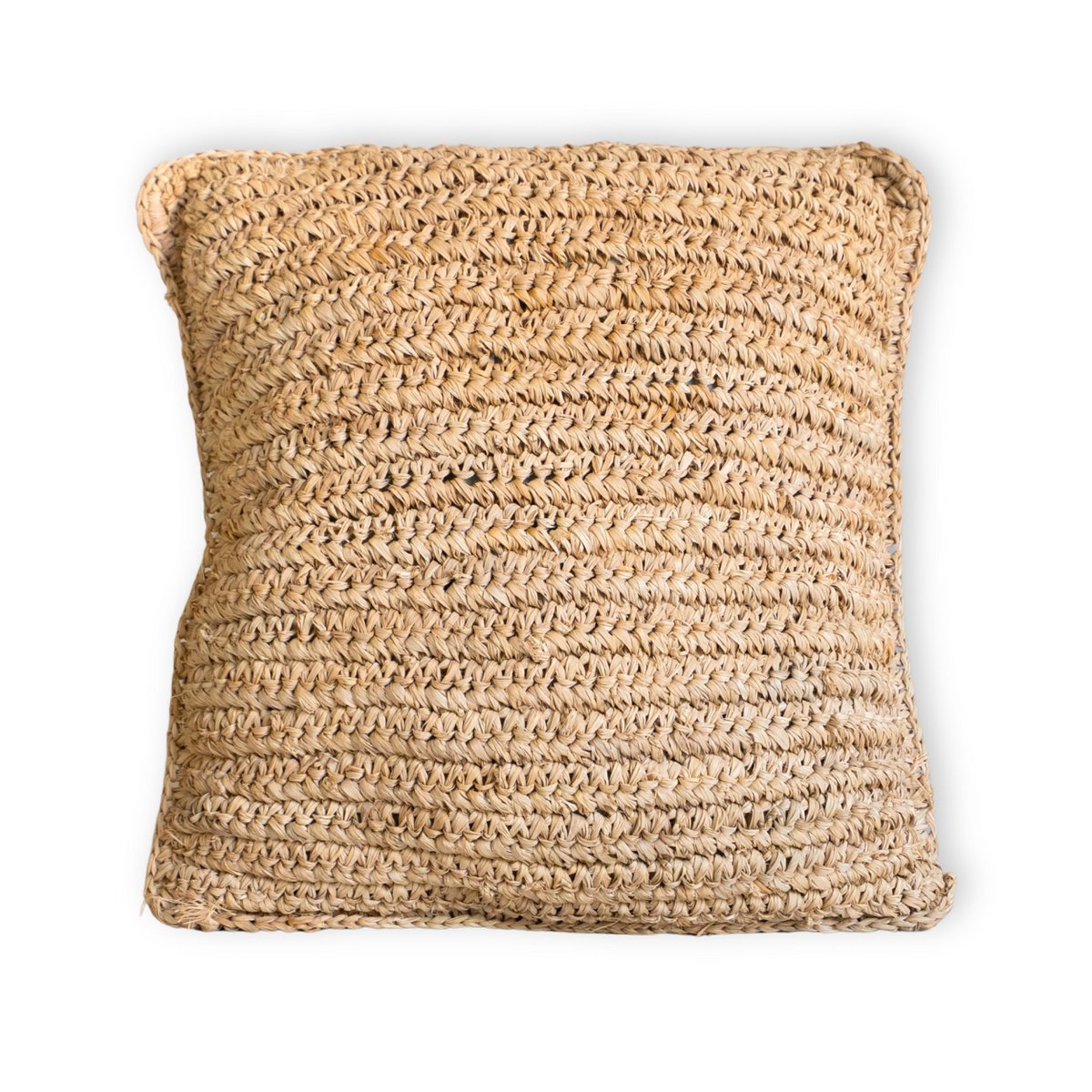 Sierkussen Jiwa Raffia Beige - 40x40 cm