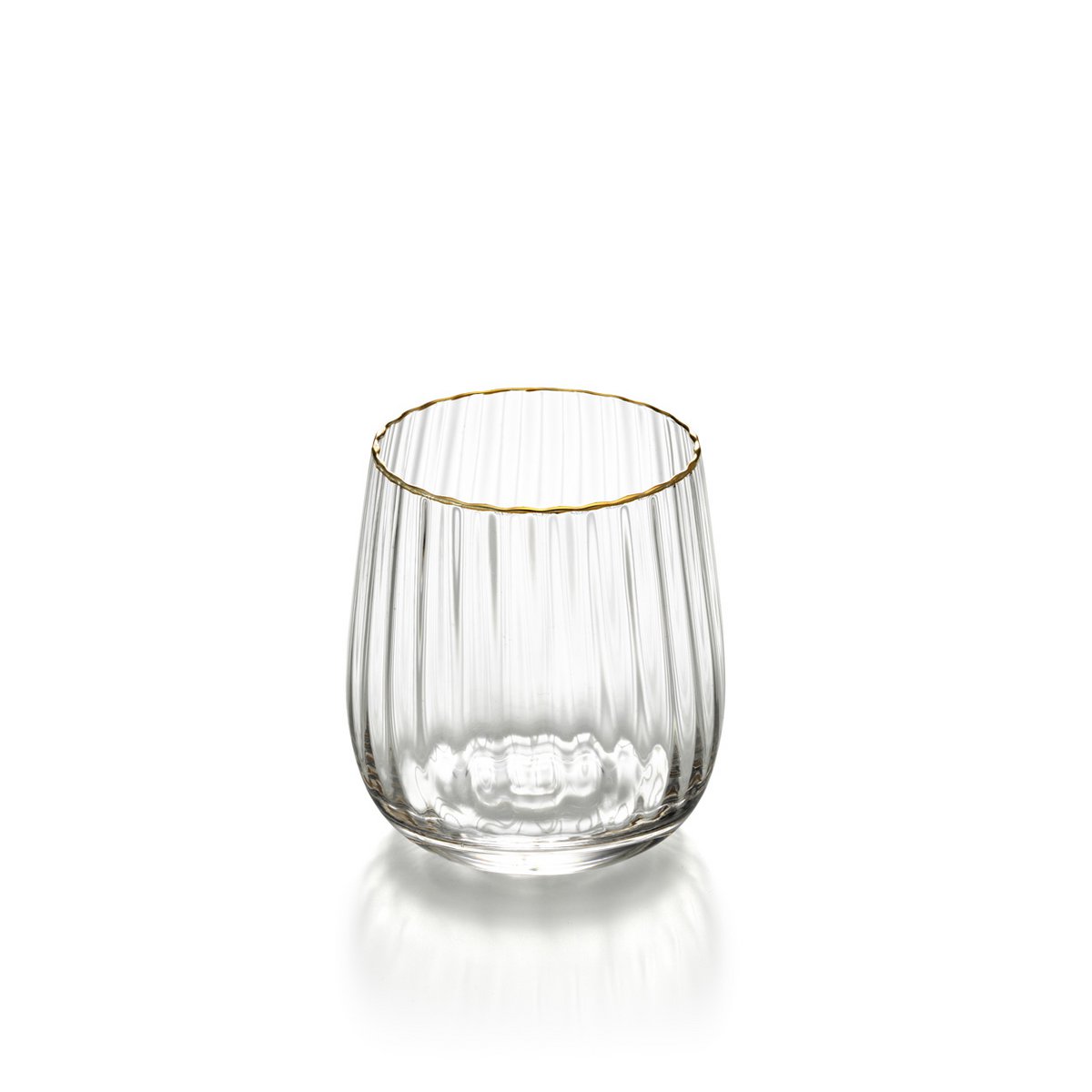 Glazen tumbler Golden rim goud
