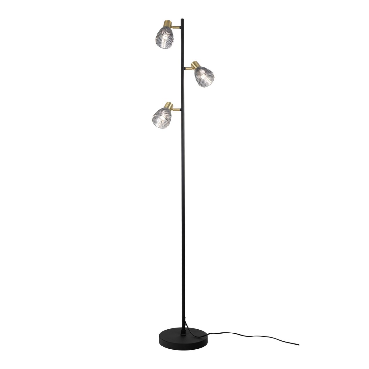 Vloerlamp Lindita 3-Lichts - 150 cm (excl. kap)