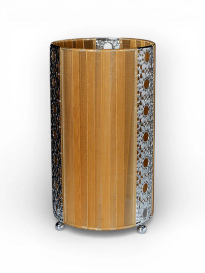 Stoffen Tafellamp Sheryl Bruin (E14)