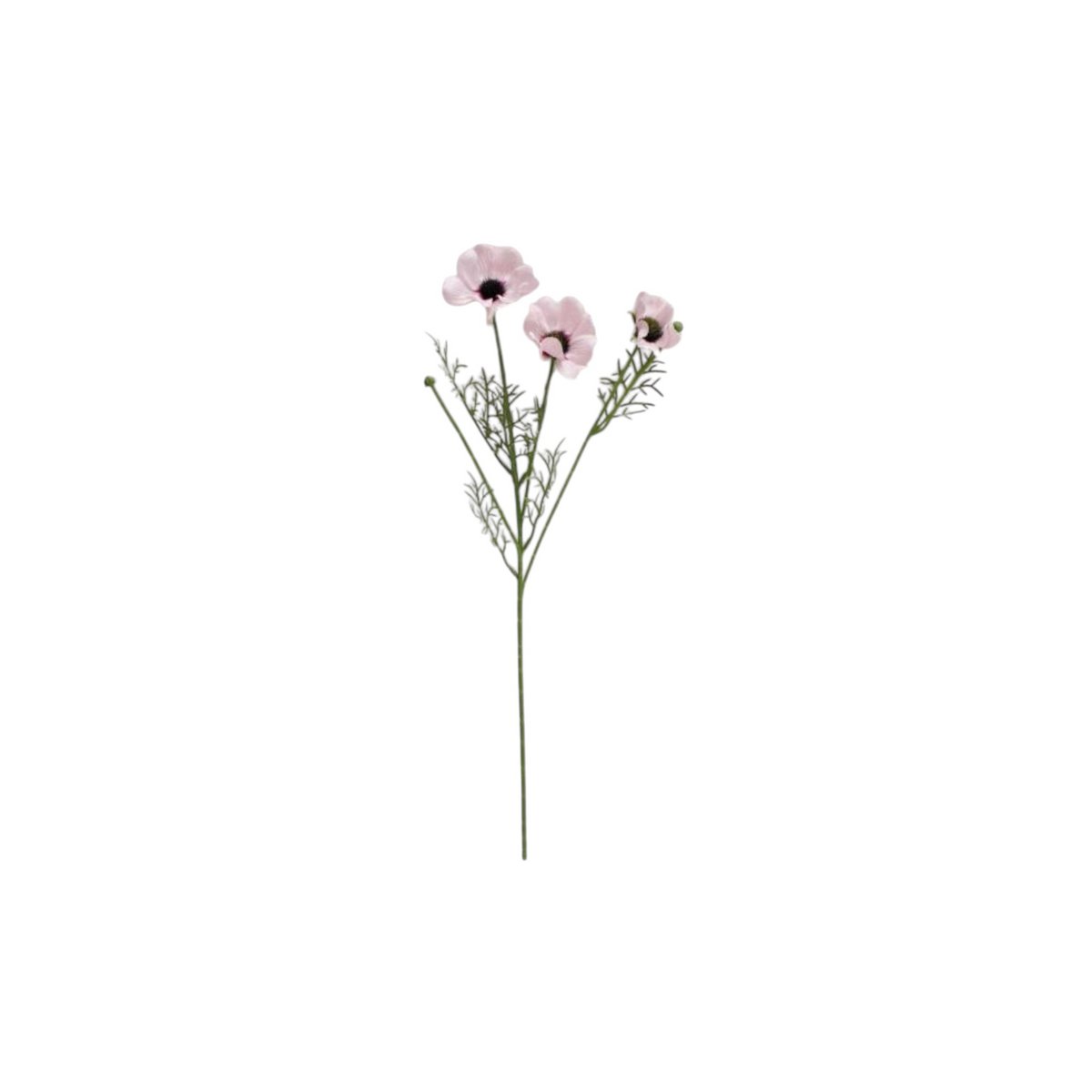 Zijden kunstbloem Chrysanthemum roze - 52 cm