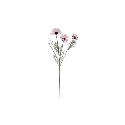 Zijden kunstbloem Chrysanthemum roze - 52 cm