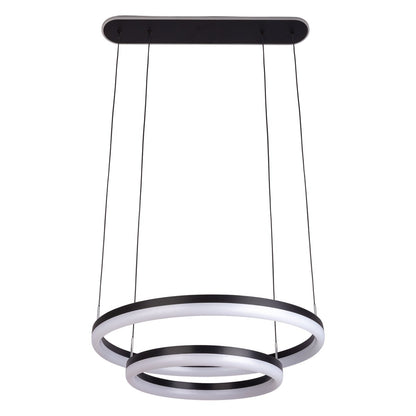 LED Hanglamp Circulo Zwart/Zand - Ø 60 cm (CCT)