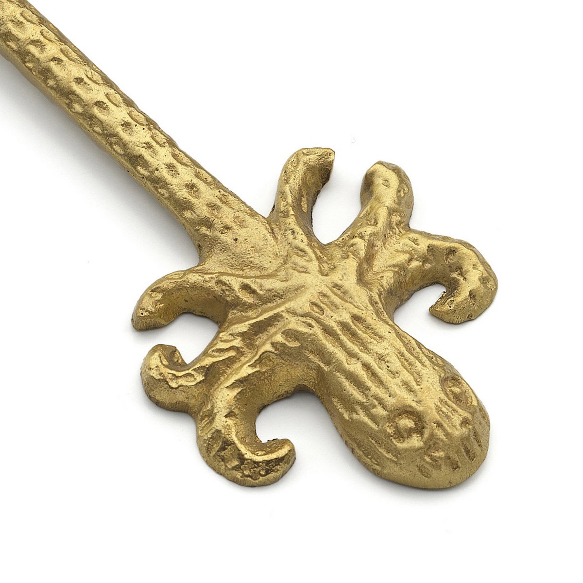 Handgemaakt vork Octopus goud