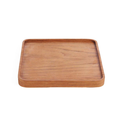 Teak vierkant bord Classic naturel - M