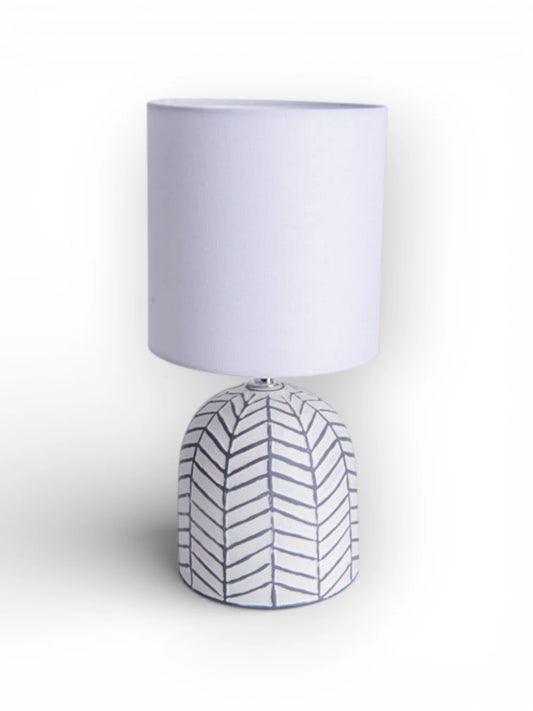 Keramische Tafellamp Folio Wit - 27,5 cm (E14)