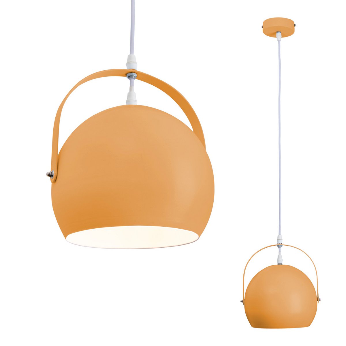 Hanglamp Colorado Oranje Metaal - Ø 25 cm (E27)